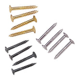 Max 40 Pieces Electric Guitar Humbucker Pickup Ring Frame Mounting Screws Golden