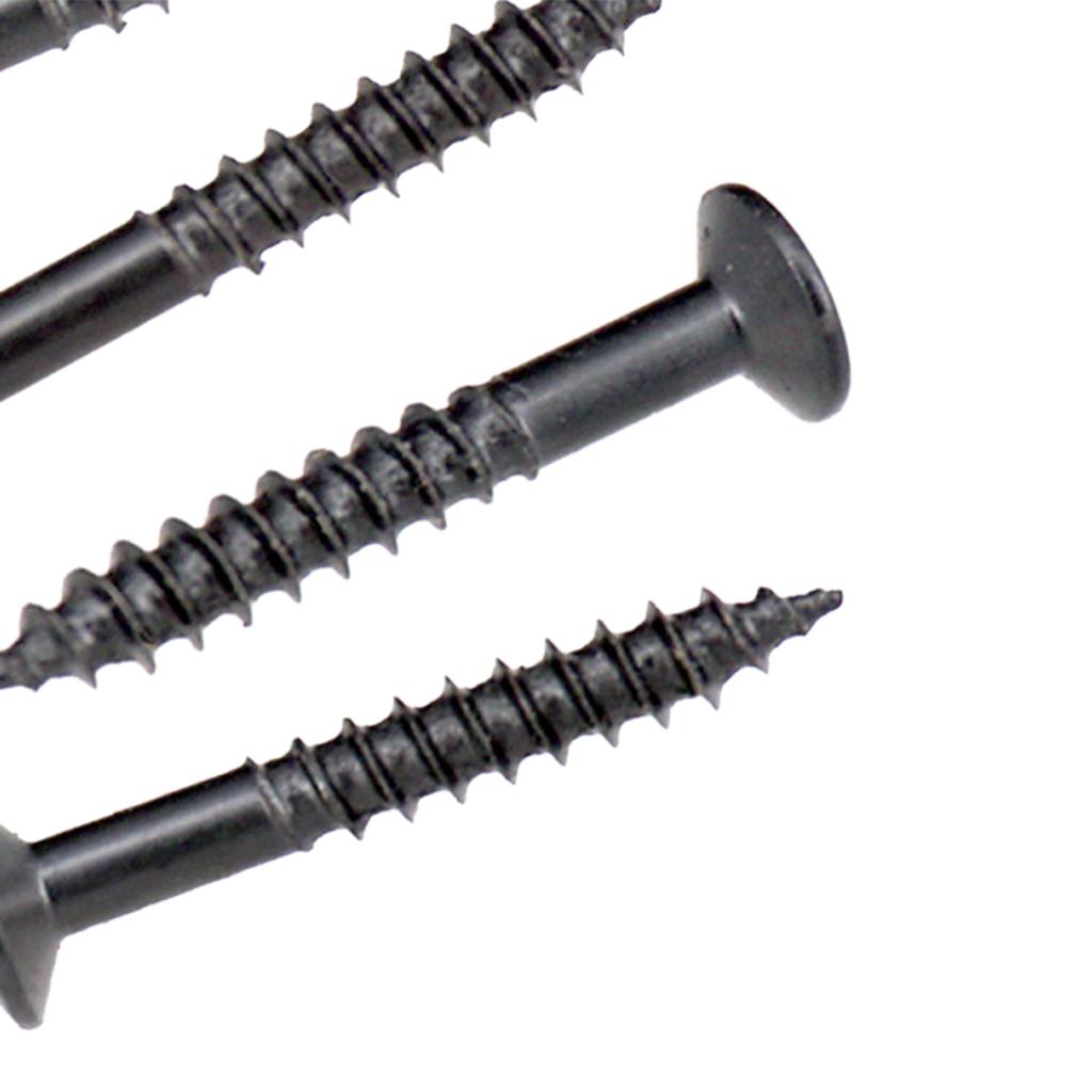 Max 40 Pieces Electric Guitar Humbucker Pickup Ring Frame Mounting Screws Black