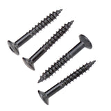 Max 40 Pieces Electric Guitar Humbucker Pickup Ring Frame Mounting Screws Black