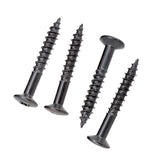 Max 40 Pieces Electric Guitar Humbucker Pickup Ring Frame Mounting Screws Black