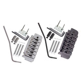 Max 1 Set Saddle Tremolo Bridge System for 6 String Electric Guitar Silver