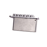 Max 1 Set Saddle Tremolo Bridge System for 6 String Electric Guitar Silver