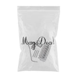 Max 1 Set Saddle Tremolo Bridge System for 6 String Electric Guitar Silver