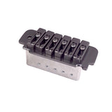 Max 1 Set Saddle Tremolo Bridge System for 6 String Electric Guitar Black