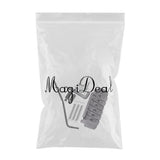 Max 1 Set Saddle Tremolo Bridge System for 6 String Electric Guitar Black