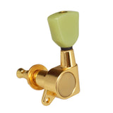 Max 6 Pieces Closed Electric Guitar Tuning Pegs Tuners Machine Heads Gold