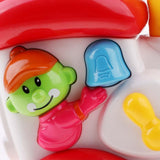 Max Kids Cartoon Train Model with Light Sound Happy Toy for Child Birthday Gift