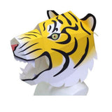 Maxbell 3D Paper Model Tiger Hood Head Animal Toy for Kids Costume Party Accessory