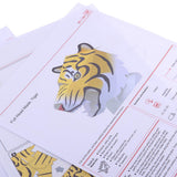 Maxbell 3D Paper Model Tiger Hood Head Animal Toy for Kids Costume Party Accessory