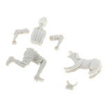 Max 1/35 Unpainted Unassemble Running Kid&Dog Model Toy for Mini Scene Building