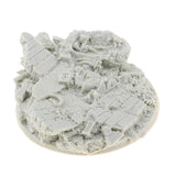 Max 1/35 WWII Battle Field City Ruin Round Base Model for Mini Sand Table Scene