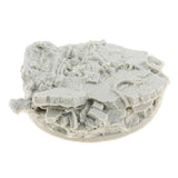 Max 1/35 WWII Battle Field City Ruin Round Base Model for Mini Sand Table Scene