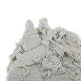 Max 1/35 WWII Battle Field City Ruin Round Base Model for Mini Sand Table Scene