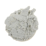 Max 1/35 WWII Battle Field City Ruin Round Base Model for Mini Sand Table Scene