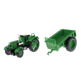 Max 1/18 Vintage Alloy Engineering Tractor Vehicle Simulation Model Cars Green