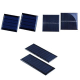 Max 2Pieces 5.5V/2V 60mA Polycrystalline Solar Panel for DIY Model Airplane  2V