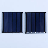 Max 2Pieces 5.5V/2V 60mA Polycrystalline Solar Panel for DIY Model Airplane  2V