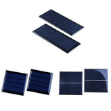 Max 2Pieces 5.5V/2V 60mA Polycrystalline Solar Panel for DIY Model Airplane  2V