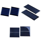 Max 2Pieces 5.5V/2V 60mA Polycrystalline Solar Panel for DIY Model Airplane  2V