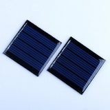 Max 2Pieces 5.5V/2V 60mA Polycrystalline Solar Panel for DIY Model Airplane  2V