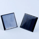 Max 2Pieces 5.5V/2V 60mA Polycrystalline Solar Panel for DIY Model Airplane  2V