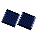 Max 2Pieces 5.5V/2V 60mA Polycrystalline Solar Panel for DIY Model Airplane  2V
