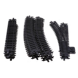 Max 1/87 HO Plastic Model Railroad Train Toy Scenery Layout Straight/Curve Track