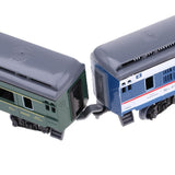 Max 1:87 HO Scale Simulation Train Model Locomotive & Carriages Children Toys