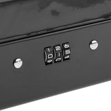 Max Mini Portable Steel Locking Cash Box Security Storage Coin Check Black