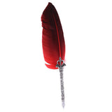 Max Vintage Retro Creative Quill Fountain Dip Pen With 5 Nib Gift Supply Red