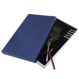 Max Quill Pen Fountain Stationary Writting Tool 0.5mm Ink Stick 5 Nibs Gifts B