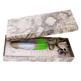 Max Antique Dip Feather Pen Set with Holder 5 Nibs Gift Box Green