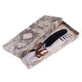Max Antique Dip Feather Pen Set with Holder 5 Nibs Gift Box Black