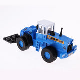 Maxbell 1/50 Engineering Car Truck Vehicle Model Construction Blue Forklift Loader