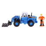Maxbell 1/50 Engineering Car Truck Vehicle Model Construction Blue Forklift Loader