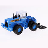 Maxbell 1/50 Engineering Car Truck Vehicle Model Construction Blue Forklift Loader