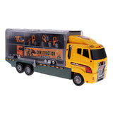 Max 1/64 Alloy Car Transporter Container Truck Lorry with Mini Car Model Toys