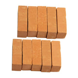 Max 10pcs Simulation Porcelain Brick Model Red for Architecture Building Decors