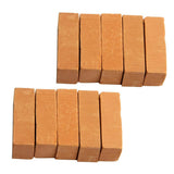 Max 10pcs Simulation Porcelain Brick Model Red for Architecture Building Decors