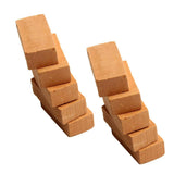 Max 10pcs Simulation Porcelain Brick Model Red for Architecture Building Decors