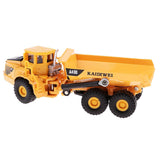 Max 1/87 Scale Alloy Diecast Mini Dump Truck Construction Vehicle Model Toy Gift