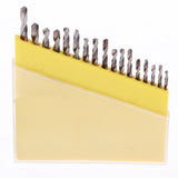 Max Precision Pin Vise Hand Drill Twist Bits for Models and Hobby Set of 17pcs
