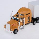 Max 1:65 Metal Diecast Vehicle Toy Heavy Transport Truck 27cm Model Car Yellow