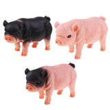 Max Cute Pig Piggy Bank Collectible Chinese Zodiac Pig Figurine Gift Black