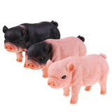 Max Cute Pig Piggy Bank Collectible Chinese Zodiac Pig Figurine Gift Black
