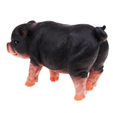 Max Cute Pig Piggy Bank Collectible Chinese Zodiac Pig Figurine Gift Black