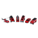 Max Kids Educational Car Storage Organizer Box Parking Lot Toy Fire truck