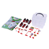Max Kids Educational Car Storage Organizer Box Parking Lot Toy Fire truck