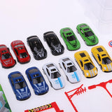 Max Kids Educational Car Storage Organizer Box Parking Lot Toy Mini Car Toys