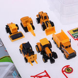 Max Kids Educational Car Storage Organizer Box Parking Lot Toy Engineering Car